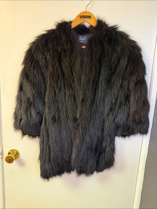 Pringle Jackets & Blazers - Pringle Black Faux Fur Jacket